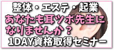 宮城県  耳つぼダイエット　資格取得　セミナー　スクール