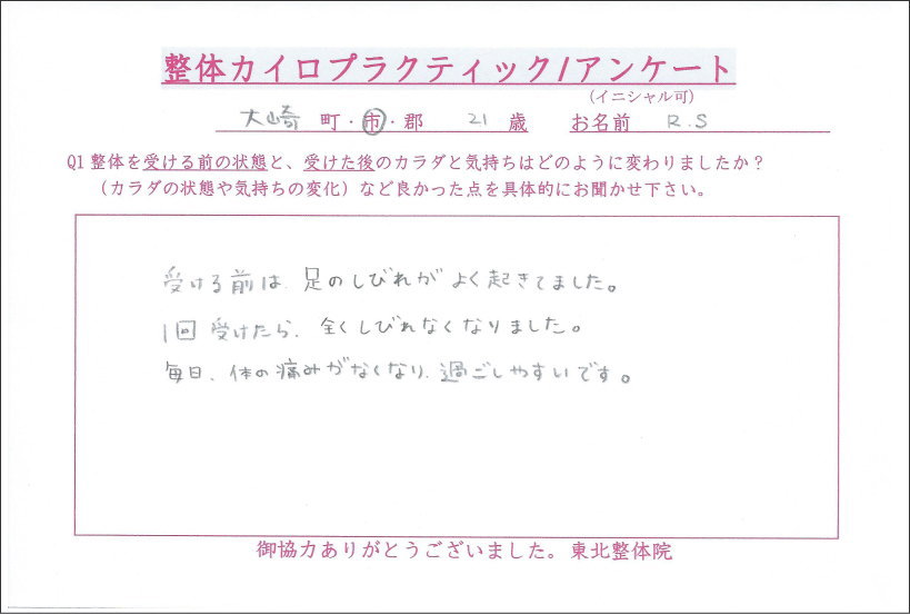 登米市 坐骨神経痛