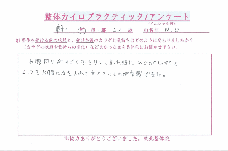 登米市　骨盤矯正